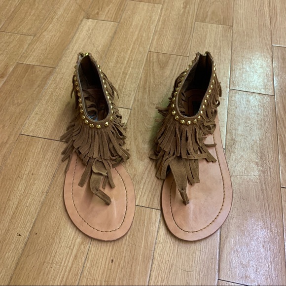 STEVE MADDEN Fringe Sandals - Picture 4 of 10
